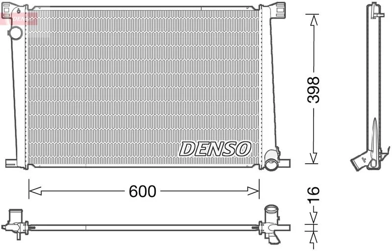 Hladilnik, hlajenje motorja DENSO DRM05007