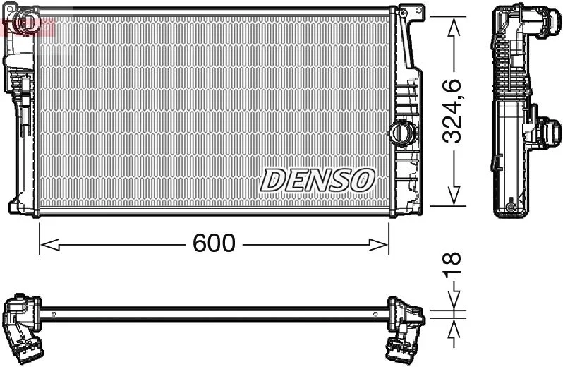 Hladilnik, hlajenje motorja DENSO DRM05017