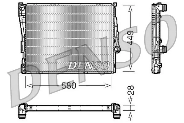 Hladilnik, hlajenje motorja DENSO DRM05069