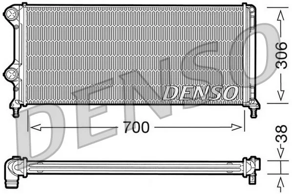 Hladilnik, hlajenje motorja DENSO DRM09060