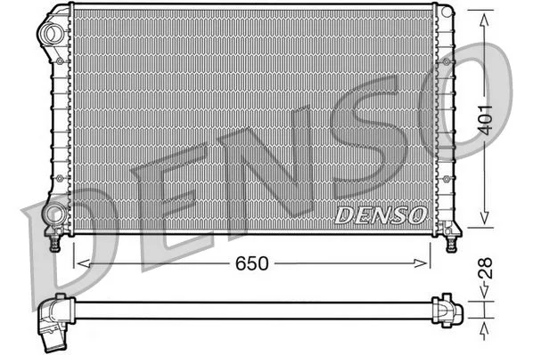 Hladilnik, hlajenje motorja DENSO DRM09061