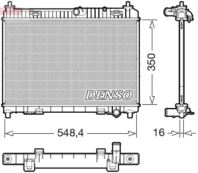 Hladilnik, hlajenje motorja DENSO DRM10113