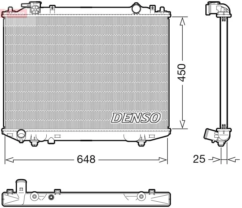 Hladilnik, hlajenje motorja DENSO DRM10117