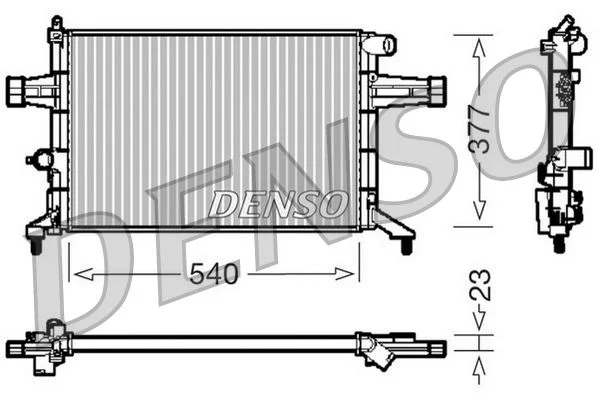 Hladilnik, hlajenje motorja DENSO DRM20082