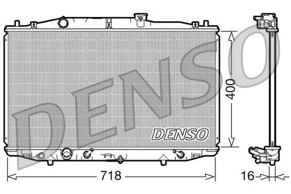 Hladilnik, hlajenje motorja DENSO DRM40024