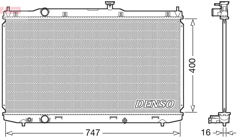 Hladilnik, hlajenje motorja DENSO DRM40039