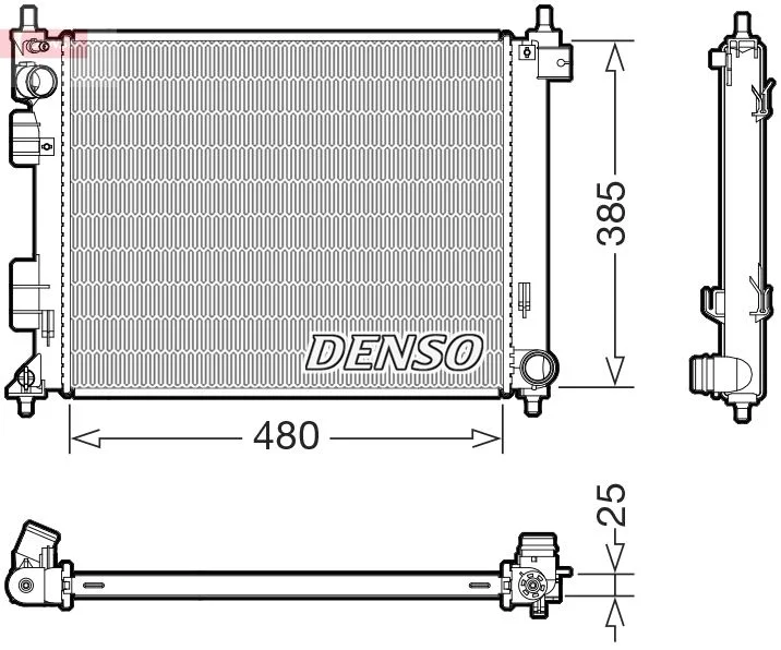 Hladilnik, hlajenje motorja DENSO DRM41035