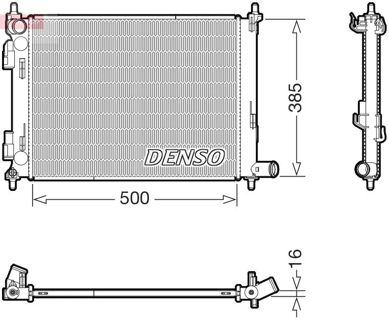 Hladilnik, hlajenje motorja DENSO DRM43013