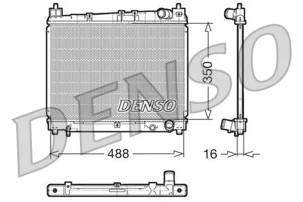Hladilnik, hlajenje motorja DENSO DRM50006