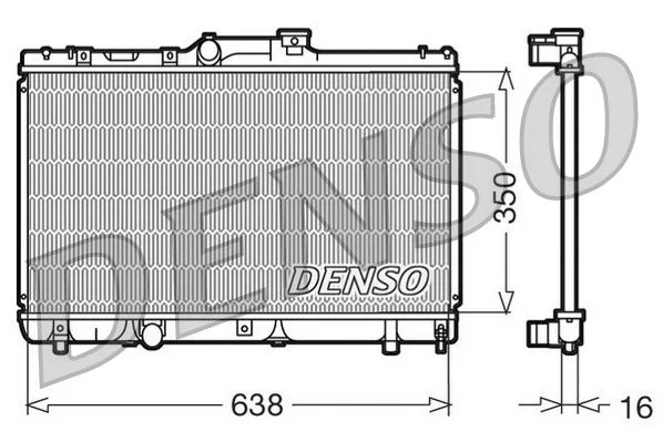 Hladilnik, hlajenje motorja DENSO DRM50013
