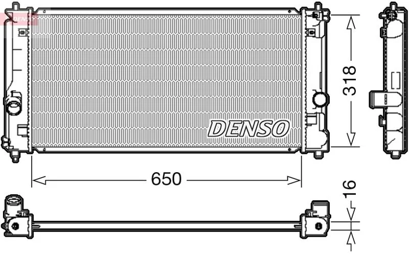 Hladilnik, hlajenje motorja DENSO DRM50081