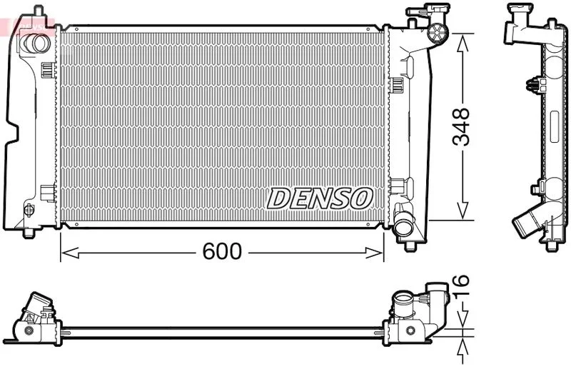 Hladilnik, hlajenje motorja DENSO DRM50110