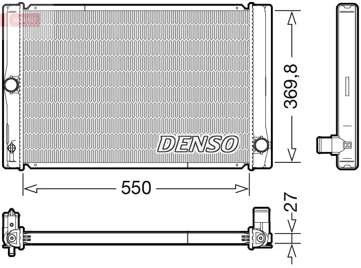 Hladilnik, hlajenje motorja DENSO DRM50123