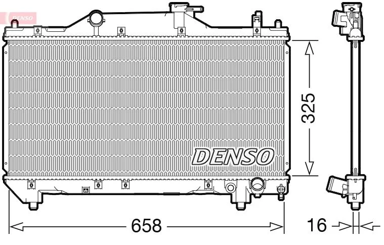 Hladilnik, hlajenje motorja DENSO DRM50131