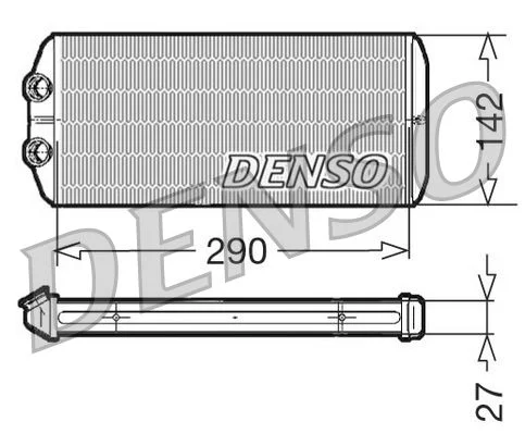 Izmenjevalnik toplote, notranje ogrevanje DENSO DRR07005