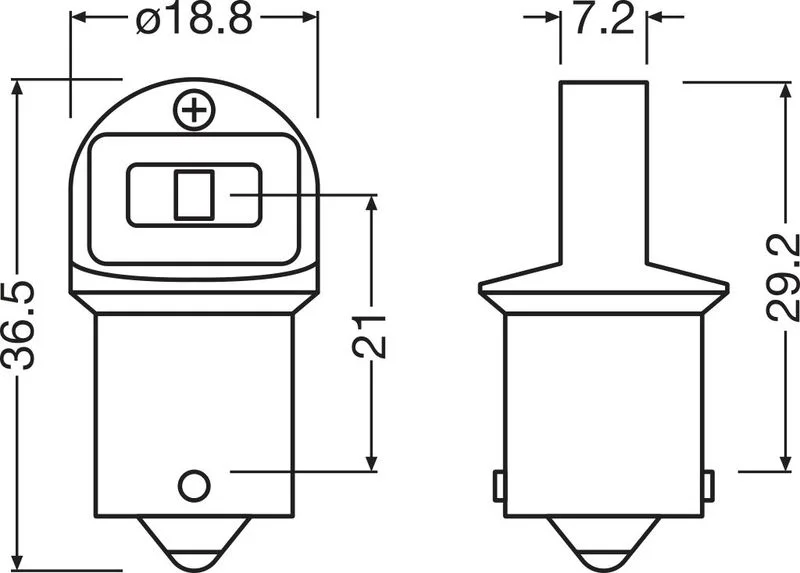 Žarnica, smernik ams-OSRAM 5007DWP-2BL