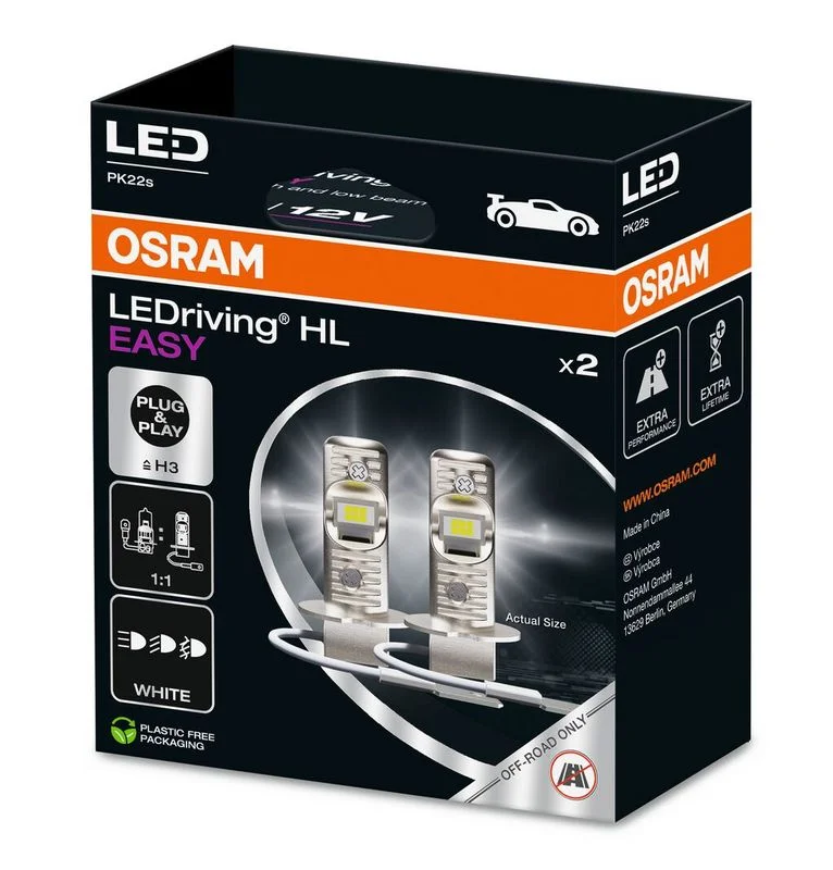 Bulb, high beam headlight ams-OSRAM 64151DWESY-2HB