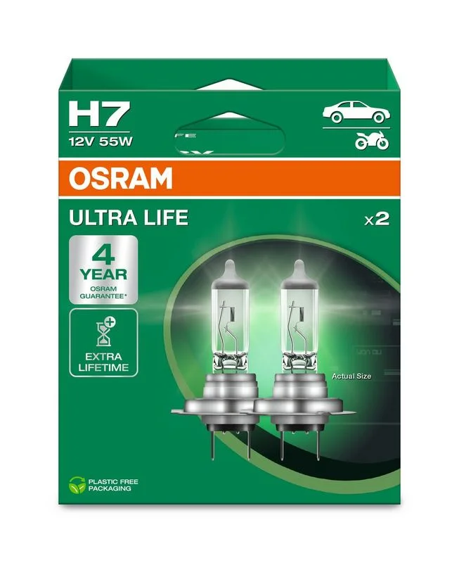 Bulb, high beam headlight ams-OSRAM 64210ULT-2HB