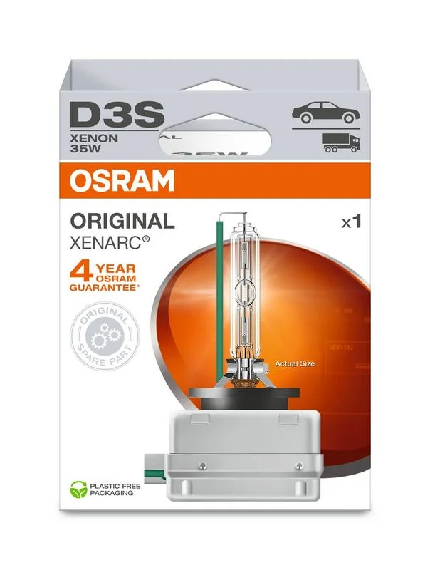 Bulb, high beam headlight ams-OSRAM 66340-1HB