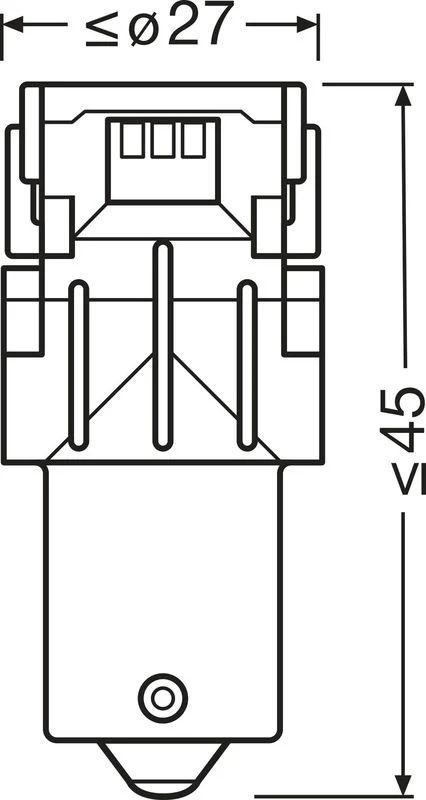 Bulb, direction indicator ams-OSRAM 7507DYP-2BL