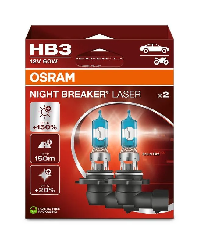 Bulb, high beam headlight ams-OSRAM 9005NL-2HB