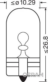 Žarnica, smernik ams-OSRAM 2845