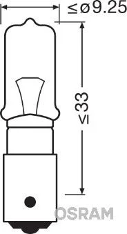 Žarnica, smernik ams-OSRAM 64138