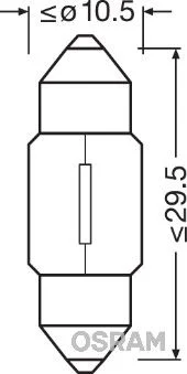 Žarnica, notranja svetloba ams-OSRAM 6438