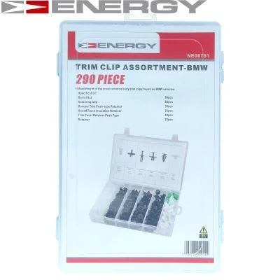 Komplet zadrževalnih sponk, ohišje ENERGY NE00761