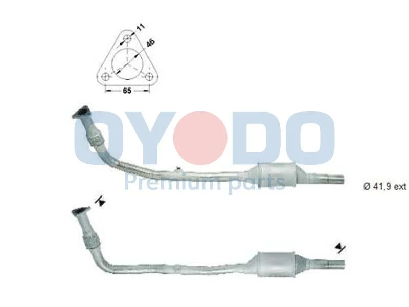 Catalytic Converter Oyodo 10N0005-OYO