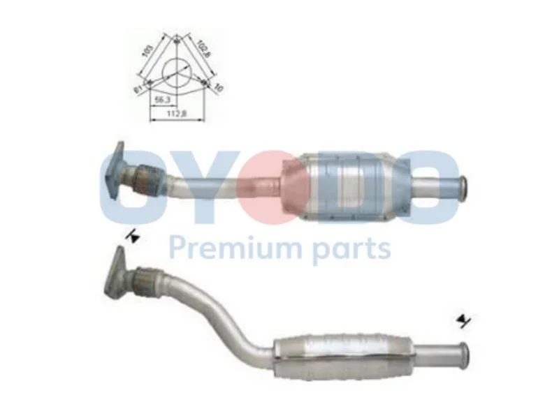 Catalytic Converter Oyodo 10N0008A-OYO