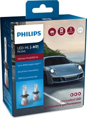 Bulb, high beam headlight PHILIPS 11972U92X2