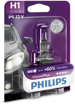 Bulb, high beam headlight PHILIPS 12258VPB1