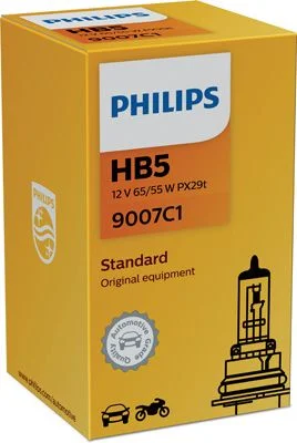 Bulb, high beam headlight PHILIPS 9007C1