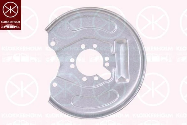 Splash Guard, brake disc KLOKKERHOLM 9008878