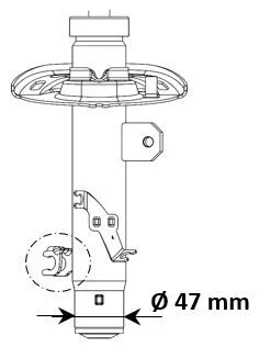 Absorber udarcev KYB 3338013