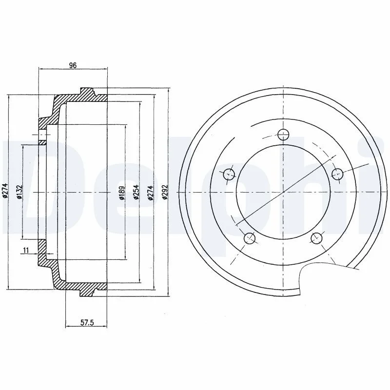 Zavorni boben DELPHI BF479