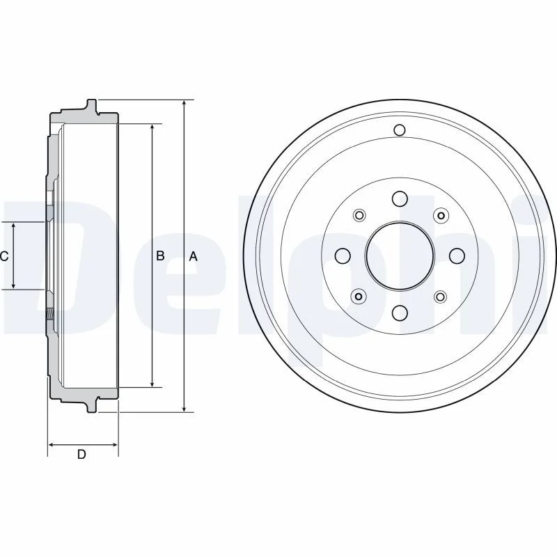 Zavorni boben DELPHI BF503