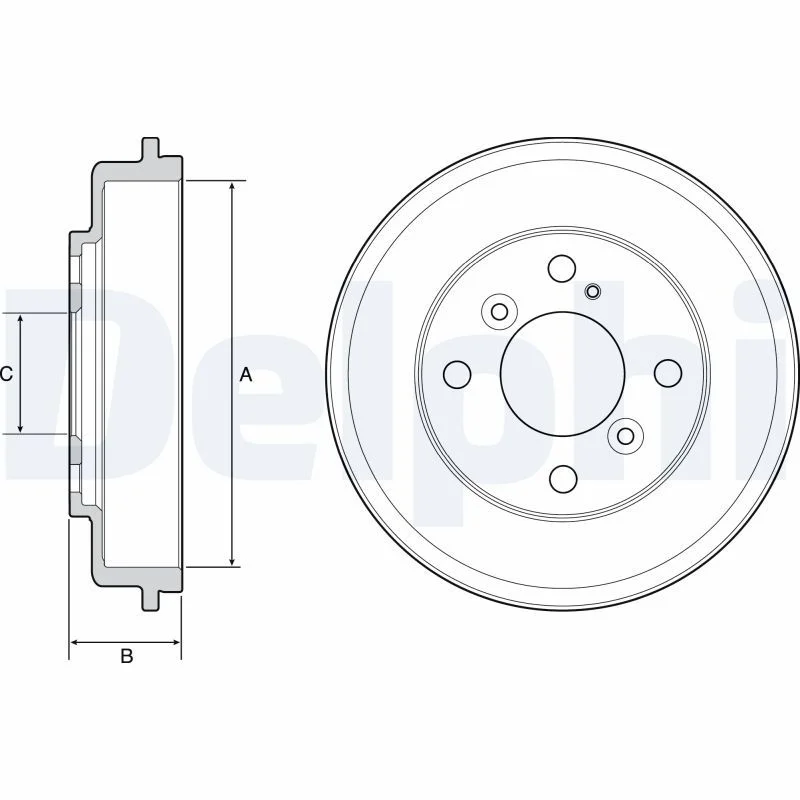 Zavorni boben DELPHI BF525