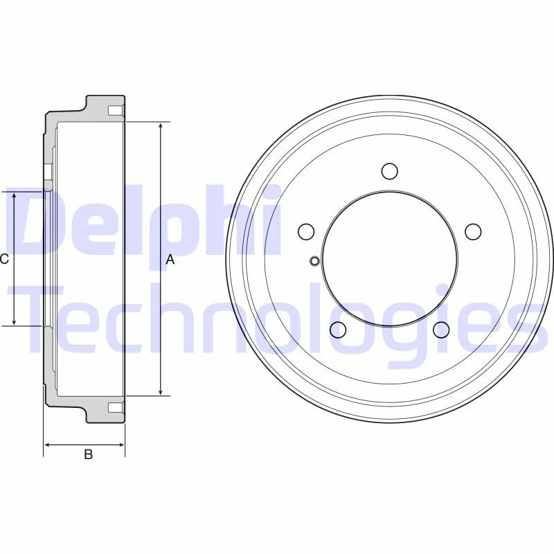 Zavorni boben DELPHI BF531