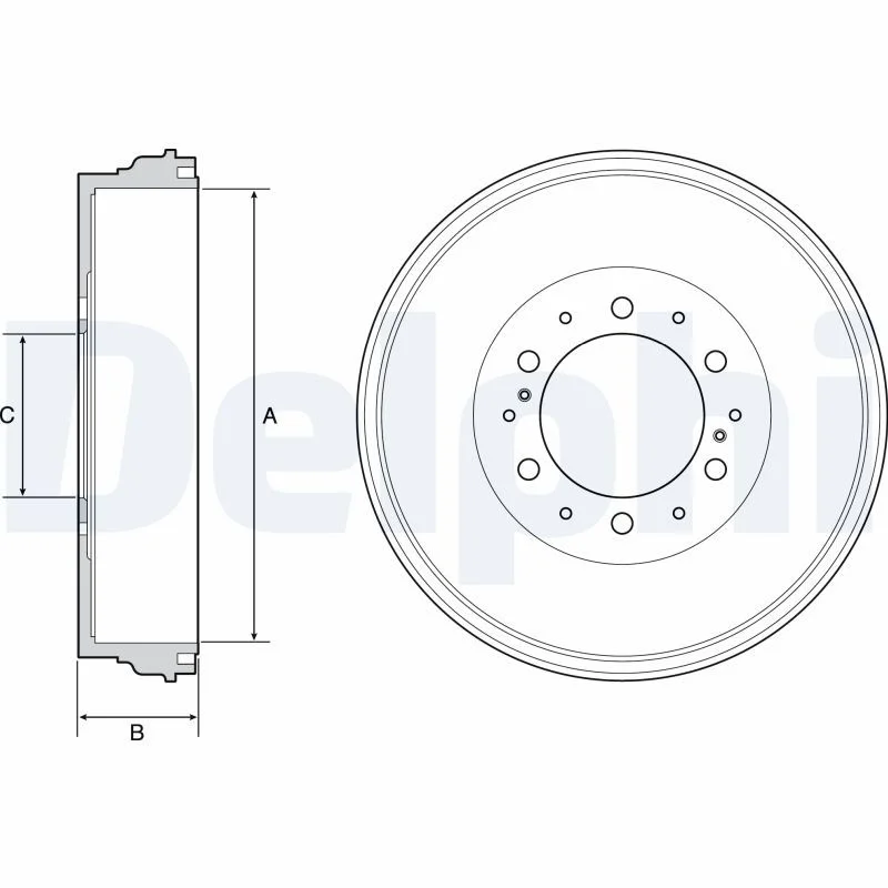 Zavorni boben DELPHI BF537