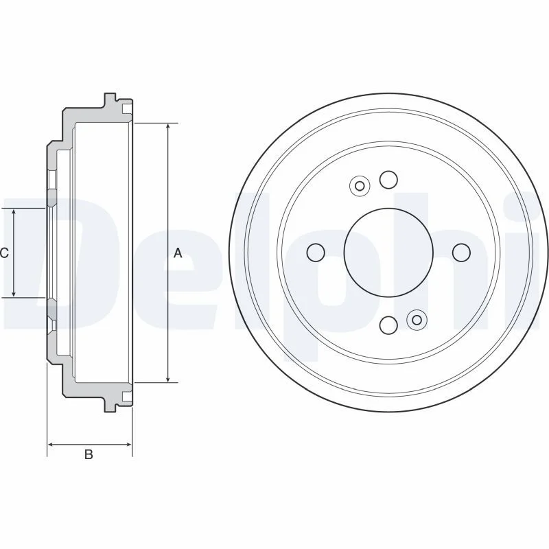 Zavorni boben DELPHI BF550