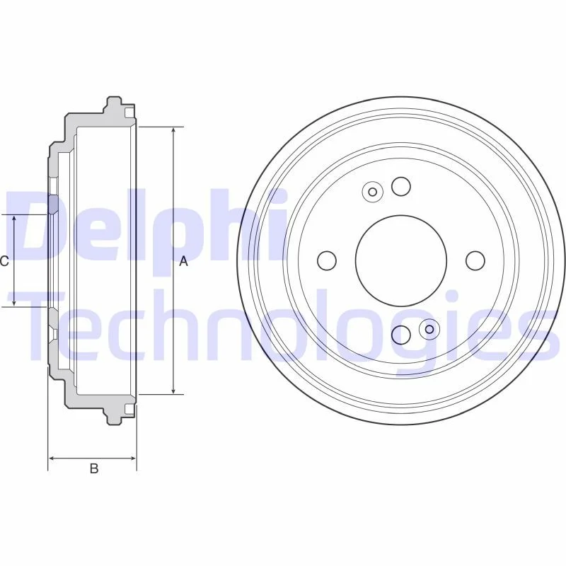 Zavorni boben DELPHI BF551