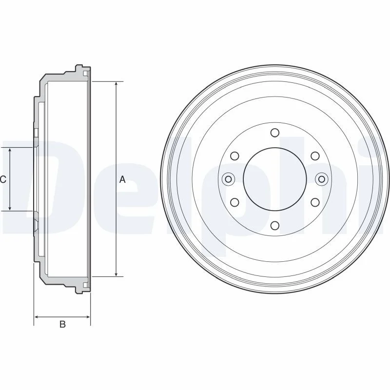 Zavorni boben DELPHI BF555
