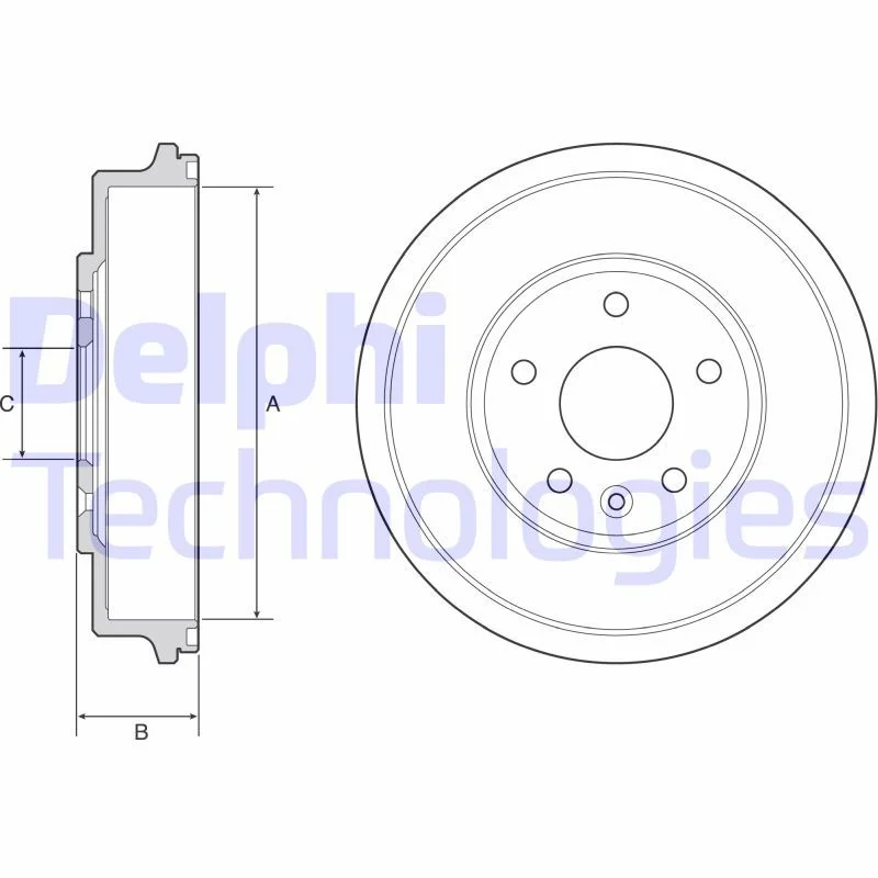 Zavorni boben DELPHI BF556
