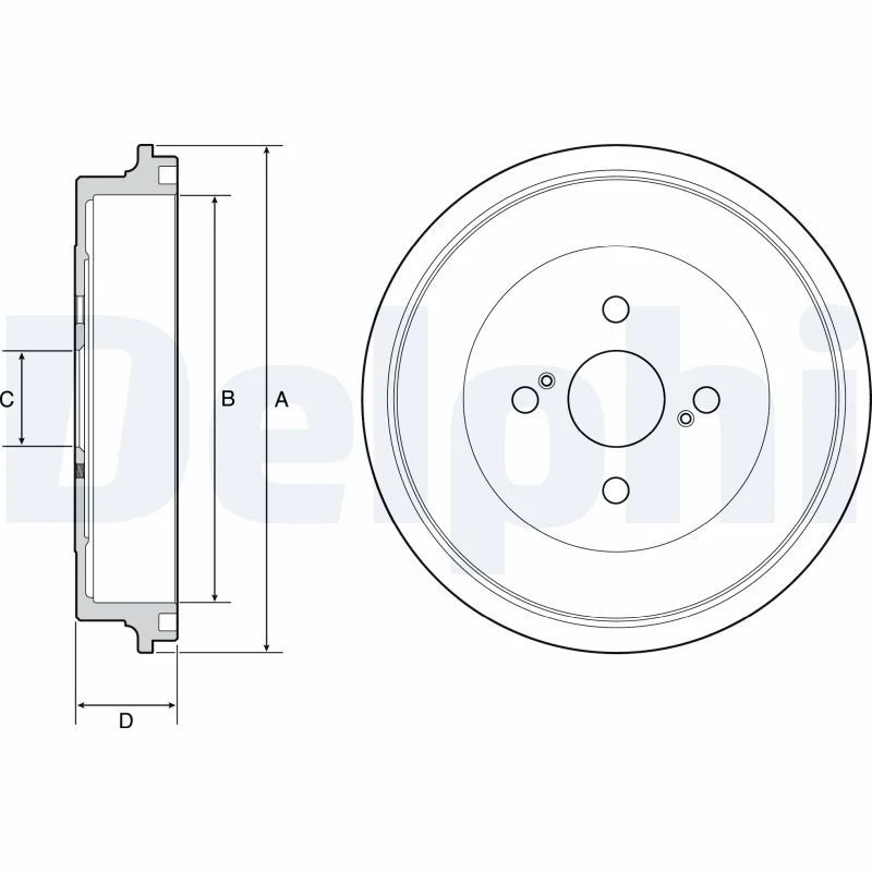 Zavorni boben DELPHI BF560