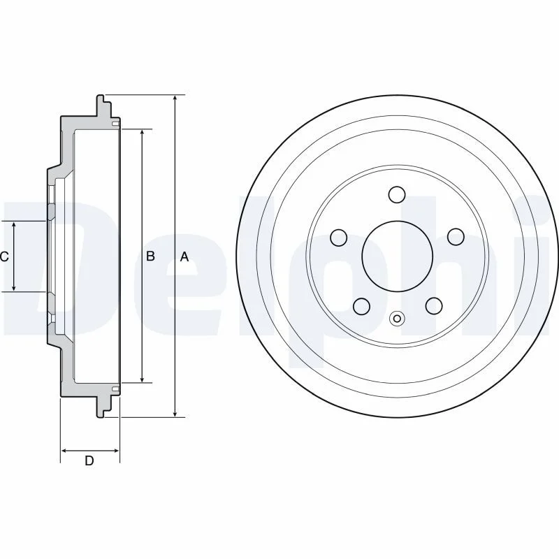 Zavorni boben DELPHI BF561