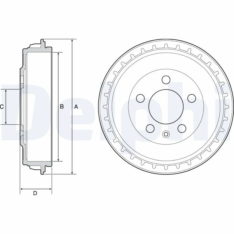 Zavorni boben DELPHI BF563