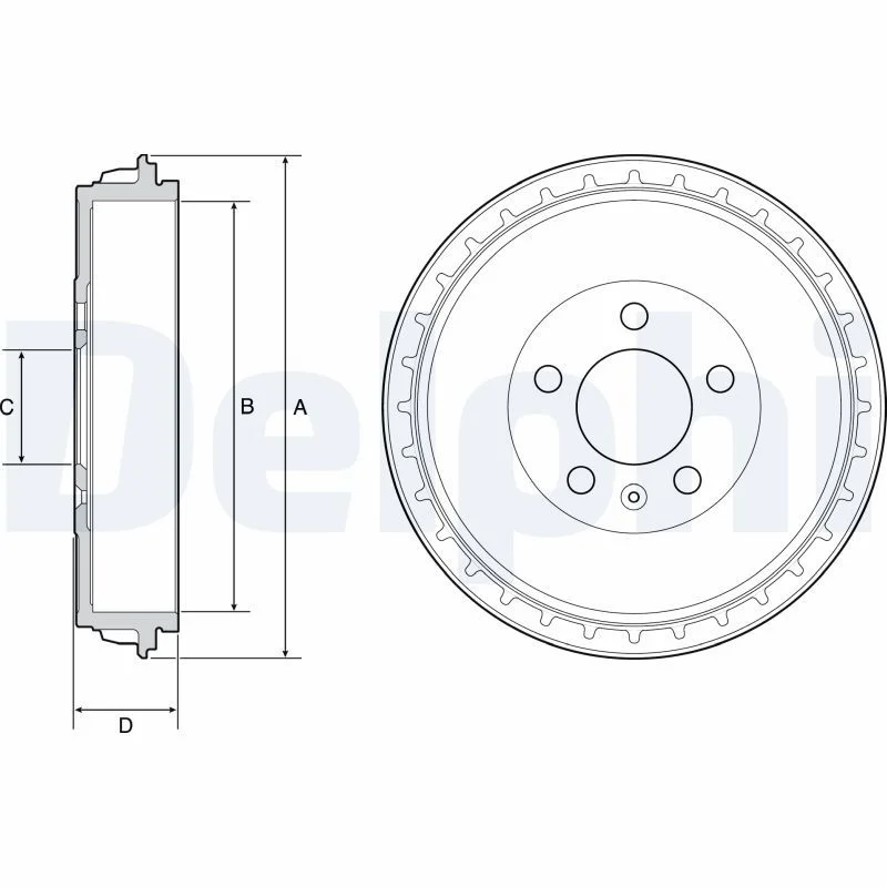 Zavorni boben DELPHI BF564