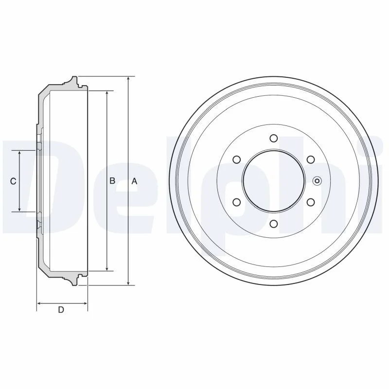 Zavorni boben DELPHI BF569